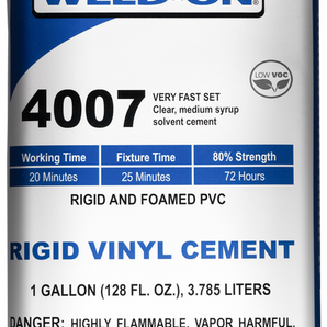 Weld-On® Adhesive #2007 3.7 L