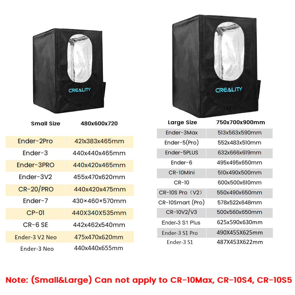Creality Large Multi-Function 3D Printer Enclosure