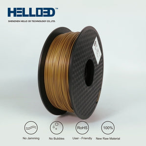 Hello3D Metal-Like PLA Filament Brass