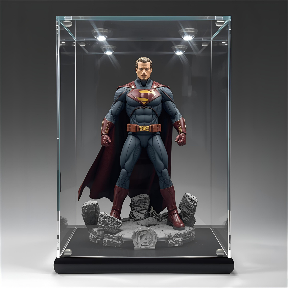Clear acrylic display case