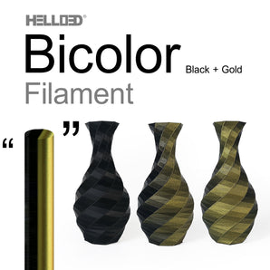 Hello3D PLA Filament Dual Gold & Black