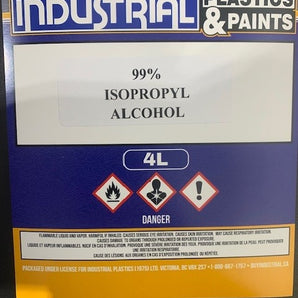 Isopropyl Alcohol 99% Pure- 4 Litre