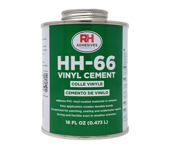 HH-66 Vinyl Cement used to evaluate PVC vinyl adhesive compatibility