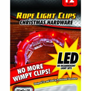 Rope Light Clips 12-Pack