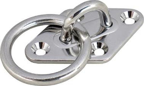 Sea-Dog Eye Plate W/Ring Stainless. 089613