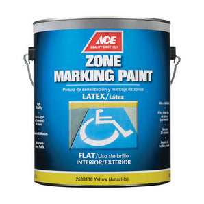 Ace Latex Zone Marking Paint Yellow- 1 Gallon