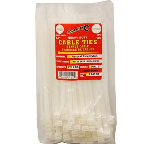 Tool City Cable Tie Heavy Duty Natural 7.9" 14150