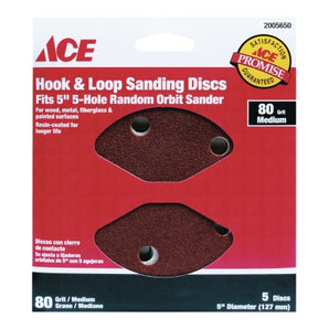 Ace Hook & Loop Sand Disc 80G 2005650