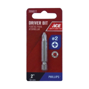 Ace Driver Bits Phillips #2 - 2"