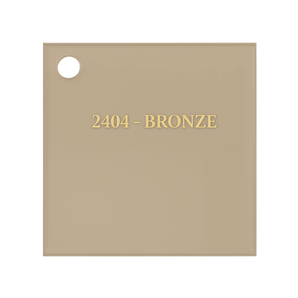 Acrylic Sheet 2404 Light Bronze - 6mm