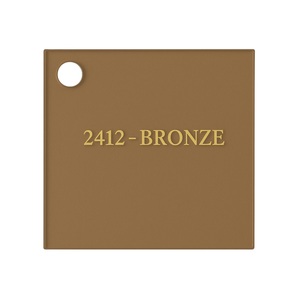 Acrylic Sheet 2412 Medium Bronze - 6mm