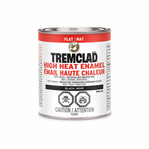Rustoleum/Tremclad High Heat Flat Black 254898