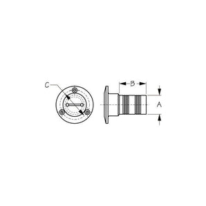 Sea-Dog Diesel Deck Fill Stainless St. 354-351321