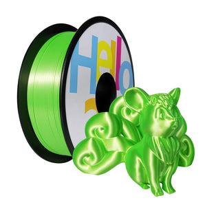 Hello3D SILK PLA Filament Green