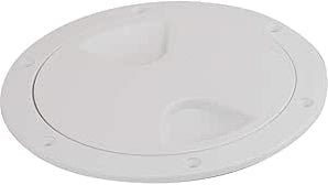 Sea-Dog Deck Plate Screw Out White 8in 43390