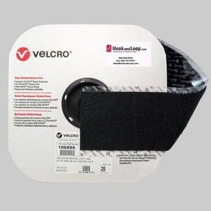 Velcro Black Loop 4"