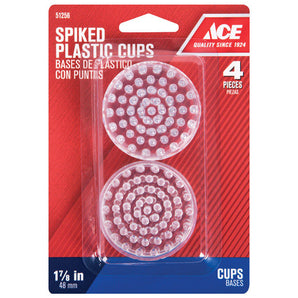 Ace Spiked Plastic Cups - Round 1-7/8inch 4-Pack 51256