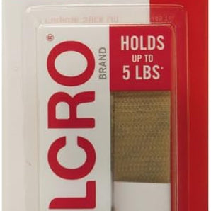 Velcro Hook & Loop Beige 2Pak 90080