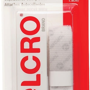 Velcro Hook & Loop White 2Pak 90079