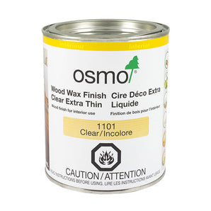 Osmo Wood Wax Finish Clear Extra Thin 1101 750ml