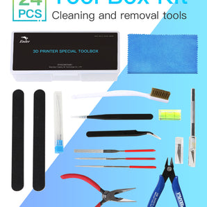 Creality Cleaning and Removal Tool Box Kit 20pc set