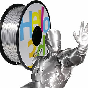 Hello3D SILK PLA Silver