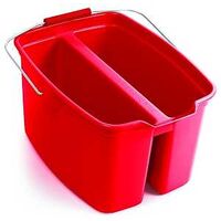 Rubbermaid Plastic Red Double Pail 19qt 1887094