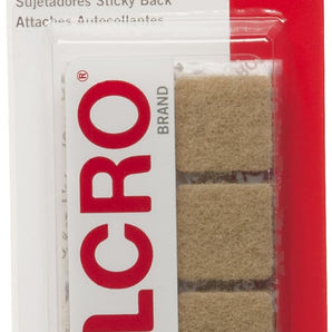 Velcro Squares Beige 12-Pak 90074