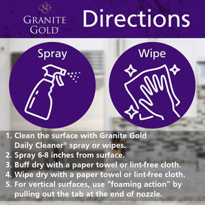 Granite Gold Polish Wipes 18-Pack