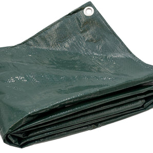 Light Duty Tarp - Green 8x8 Weave - 6ftx8ft
