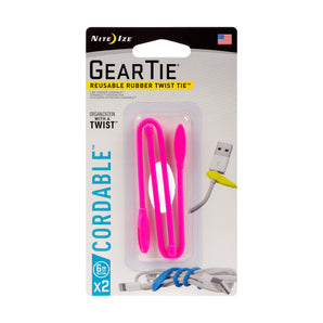 Gear Tie Twist Pink 2Pk Gtk6-35-2R7