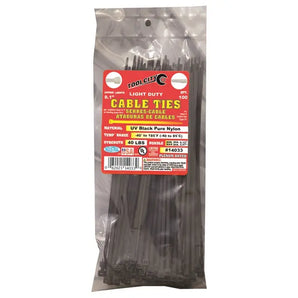 Tool City Cable Tie Light Duty Black 14033 8"