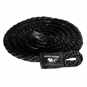 Dock Edge Fender Line - 3/8in x 8ft Black 91-576-F