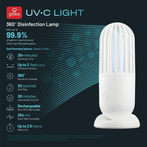 Globe Electric Disinfection Lamp