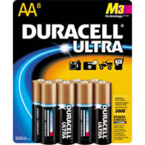 Duracell Battery AA Ultra 8-Pack