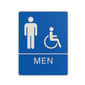 ADA Men's Washroom Sign