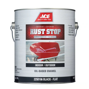 Ace Rust Stop Flat Black- 1 Gallon