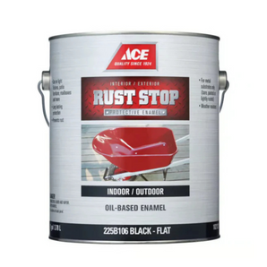 Ace Rust Stop Flat Black- 1 Gallon
