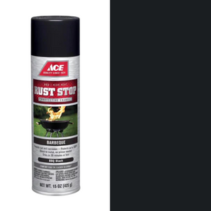 Ace Rust Stop Spray Bbq Flat Black