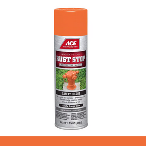 Ace Rust Stop Spray Safety Orange