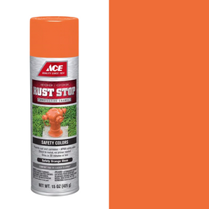 Ace Rust Stop Spray Safety Orange