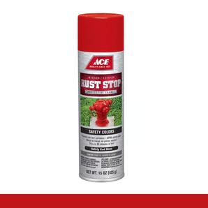 Ace Rust Stop Spray Safety Red