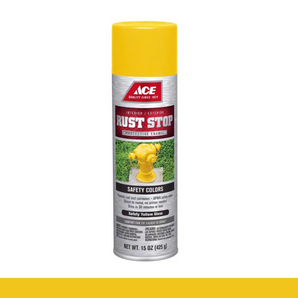 Ace Rust Stop Spray Safety Yellow