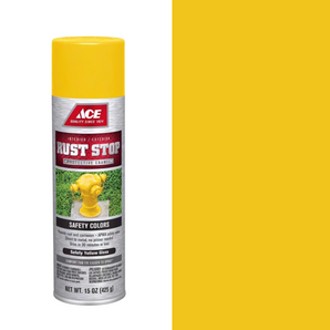 Ace Rust Stop Spray Safety Yellow