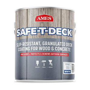 Ames Safe-T-Deck Non Skid White- 1 Gallon