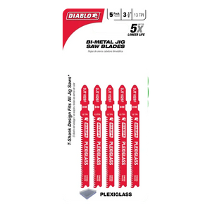Diablo Jig Saw Blade for Plexiglass DJT102BF5