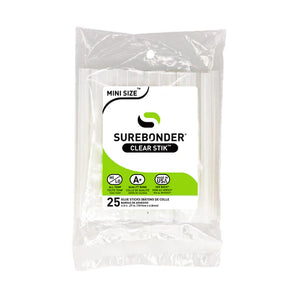 Surebonder Clear Glue Stick - 25 Pack