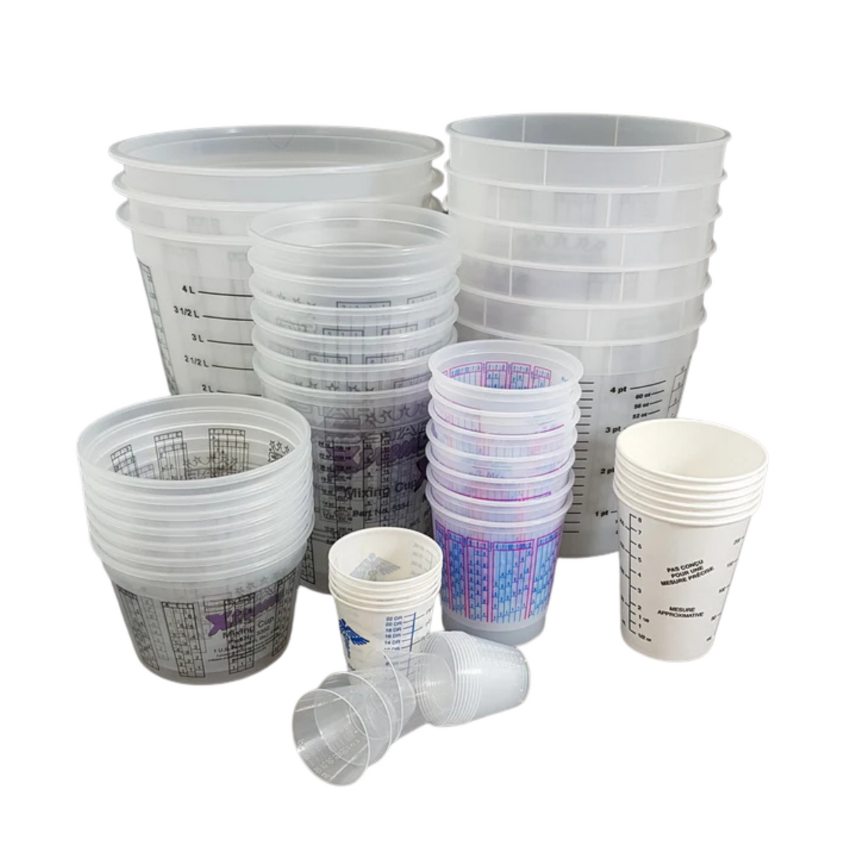 Graduated-Plastic-Mixing-Containers – Go Industrial