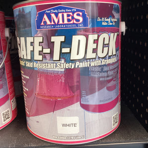 Ames Safe-T-Deck Non Skid White- 1 Gallon