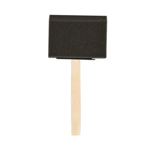 Foam Brush Black 4in